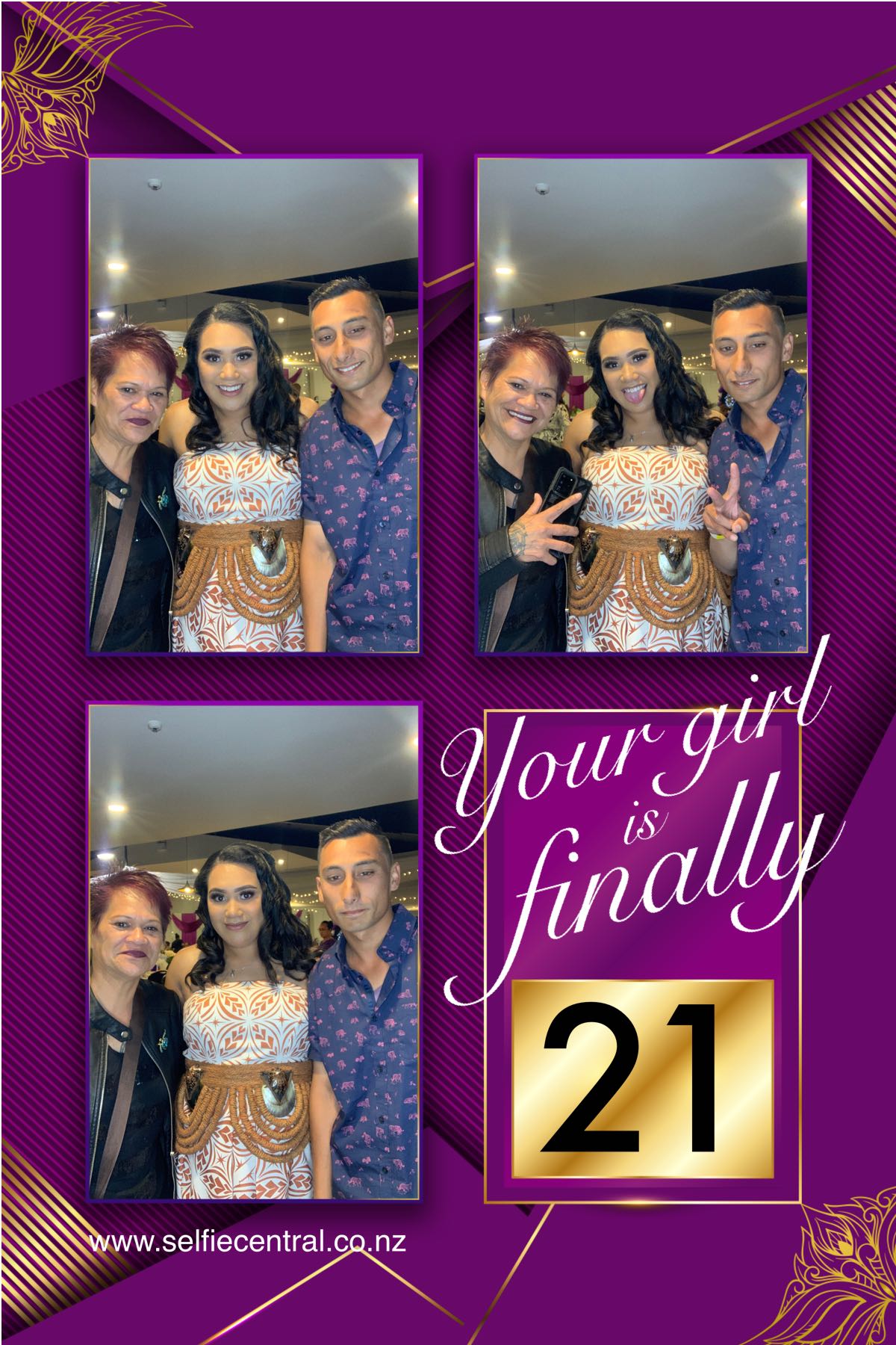 Your girl is finally 21 | View more photos from the event at gallery.photobooth.co.nz/u/SelfieCentral/Your-girl-is-finally-21